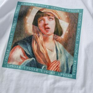 iconic virgin mary tee youthful & spiritual design 8706
