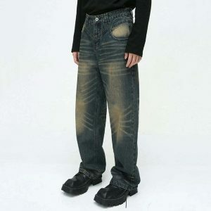 loose vintage denim jeans   baggy & youthful streetwear 3217