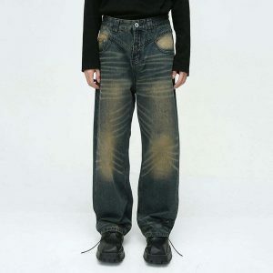 loose vintage denim jeans   baggy & youthful streetwear 7835