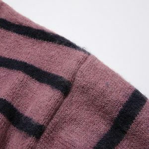 minimalist striped sweater solid color & sleek design 3887