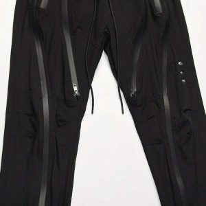 multizipper pants sleek design & urban appeal 2788