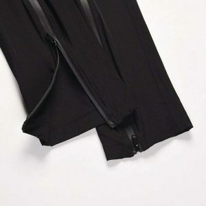 multizipper pants sleek design & urban appeal 8333