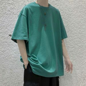 oversized t shirt with elbow length sleeves youthful cut 1434