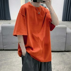 oversized t shirt with elbow length sleeves youthful cut 2200
