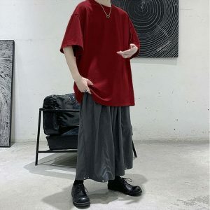 oversized t shirt with elbow length sleeves youthful cut 5612