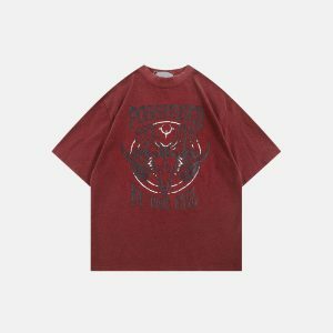possessed by evil washed tee edgy & youthful streetwear 8832