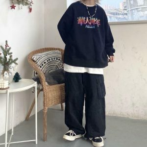 retro baggy cargo pants   vintage & urban streetwear 8138