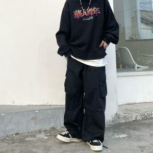 retro baggy cargo pants   vintage & urban streetwear 8205