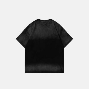 retro gradient wash t shirt vintage & dynamic appeal 1306