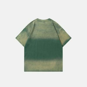 retro gradient wash t shirt vintage & dynamic appeal 4352