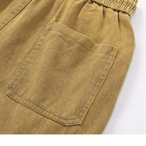 retro multi pocket cargo pants   sleek & urban fit 8615