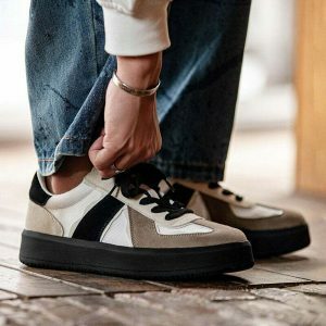 retro panda sneakers thick sole vintage vibes 5678