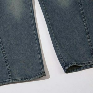 retro washed flared jeans   youthful denim revival 4576