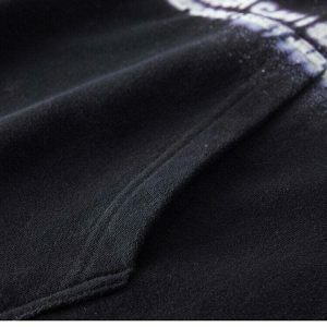 retro washed hoodie black & chic urban essential 6755