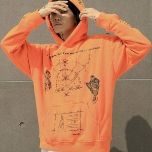 ritual hoodie with dynamic print youthful streetwear icon 1439