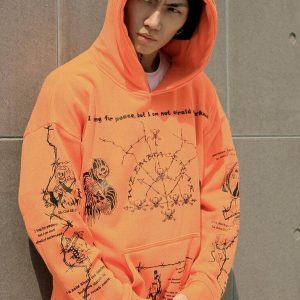 ritual hoodie with dynamic print youthful streetwear icon 4251