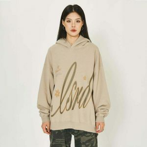 signature floral hoodie   youthful & chic streetwear staple 1433