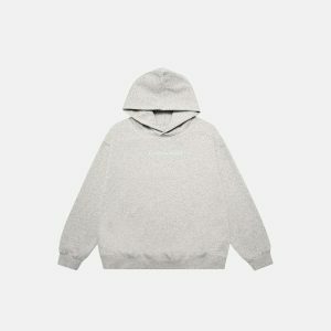 solid color hoodie endless road design   urban chic 4829