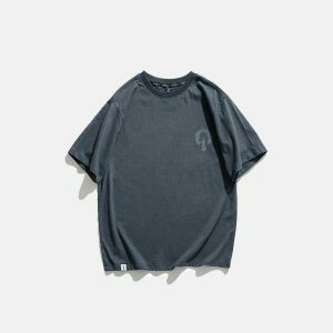 solid feast t shirt bold color & minimalist design 7380