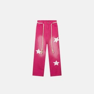 star pink denim jeans youthful star pink jeans iconic denim style 1466