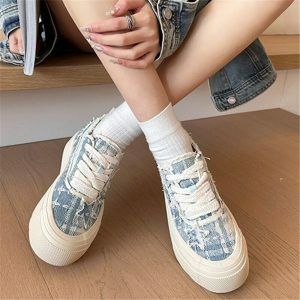 star thick bottom sneakers youthful & dynamic street kicks 6284