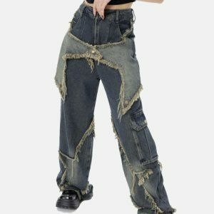 star wide leg jeans youthful & chic streetwear staple 4298