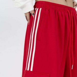 striped cargo pants for women chic & youthful streetwear 6564