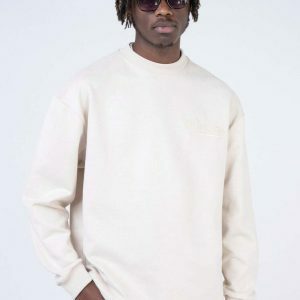 suede long sleeve t shirt sleek solid & youthful style 1448