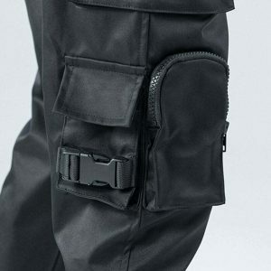 tactical mid waist pants   urban & sleek design for streetwear 3570
