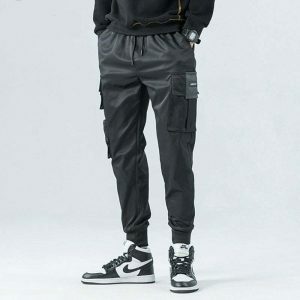 tactical mid waist pants   urban & sleek design for streetwear 6875