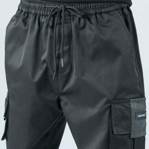 tactical mid waist pants   urban & sleek design for streetwear 8338