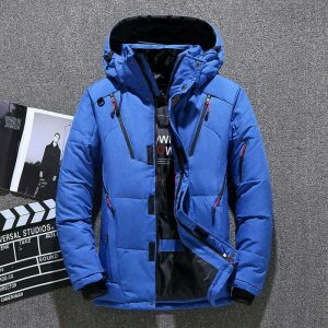 techwear spliced puffer jacket dynamic & youthful design 1178