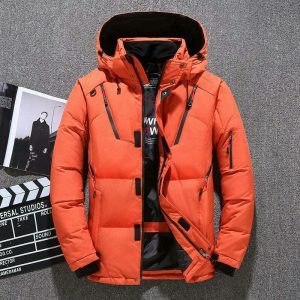 techwear spliced puffer jacket dynamic & youthful design 3319