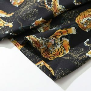 tropical tiger hawaiian shirt   youthful & vibrant style 7792