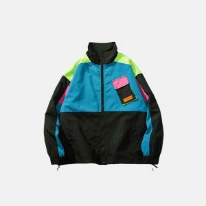 urban chic windbreaker track jacket   sleek & trendy design 4219