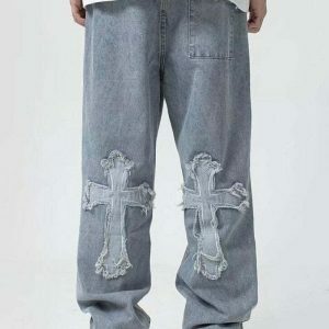 urban cross baggy jeans youthful & edgy streetwear staple 3458