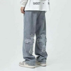 urban cross baggy jeans youthful & edgy streetwear staple 4199