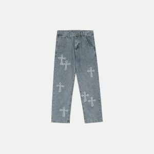 urban cross baggy jeans youthful & edgy streetwear staple 8943