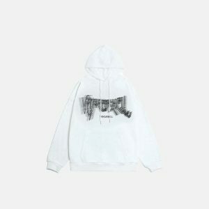 urban danger bridge hoodie   edgy & iconic streetwear piece 2801