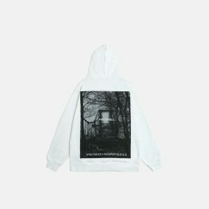 urban danger bridge hoodie   edgy & iconic streetwear piece 6239