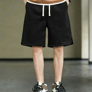 urban drawstring baggy sweat shorts youthful & comfy 1082