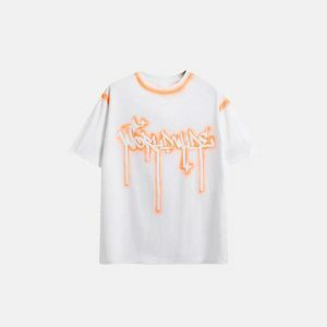 urban graffiti spray painted tee dynamic streetwear icon 4226