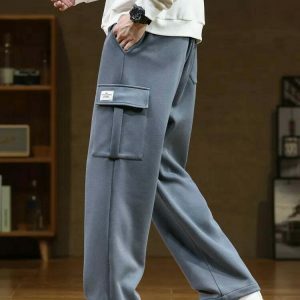 urban multi pocket baggy sweatpants sleek & trendy comfort 1582