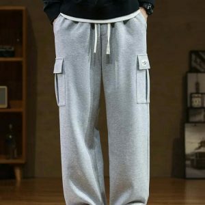 urban multi pocket baggy sweatpants sleek & trendy comfort 3834