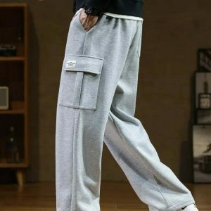 urban multi pocket baggy sweatpants sleek & trendy comfort 7179