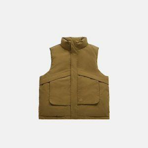 urban windproof vest sleek design & minimalist style 8962