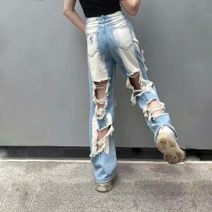 versatile straightleg ripped jeans youthful & edgy appeal 1511