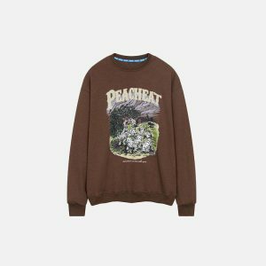 vintage animal print sweatshirt iconic vintage sweatshirt with animal print 1513