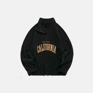 vintage california fleece sweatshirt   retro & cozy streetwear icon 3606