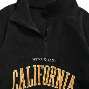 vintage california fleece sweatshirt   retro & cozy streetwear icon 5193